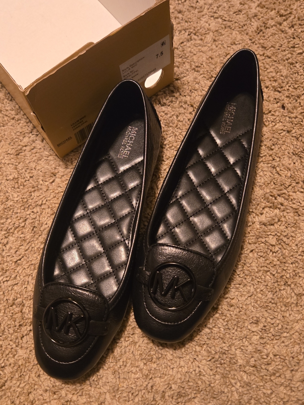 Michael Kors Leather Flats